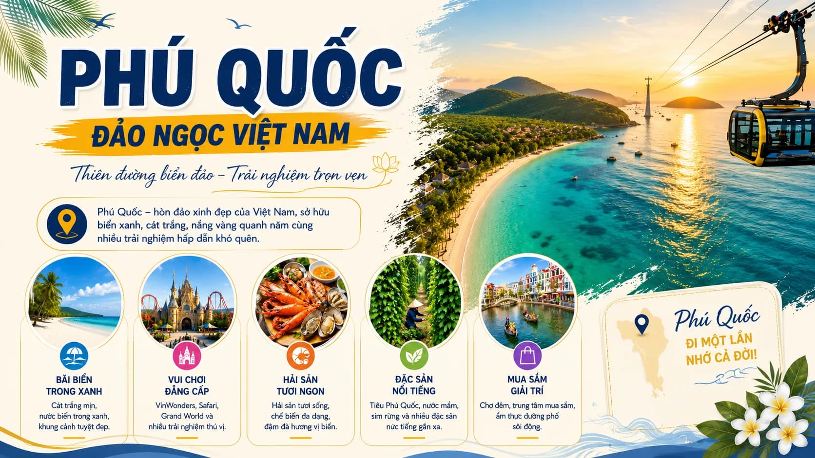 Kinh nghiệm du lịch Phú Quốc lần đầu: Cẩm nang từ A–Z